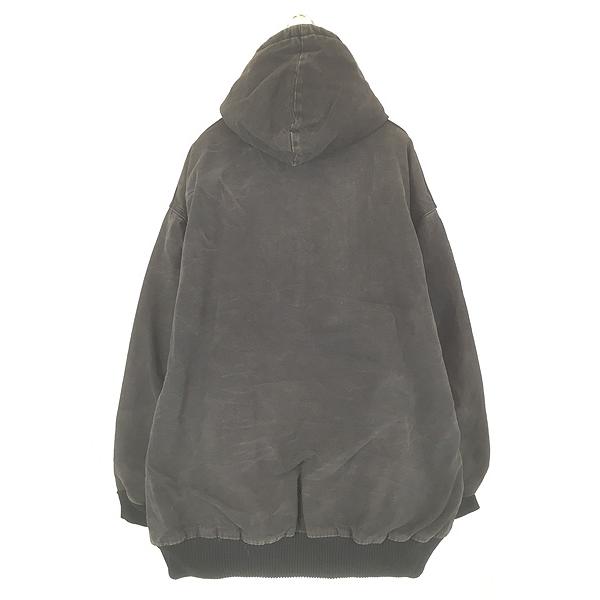古着 Carhartt BLK ブラック ダック 防寒 パデット アクティブ