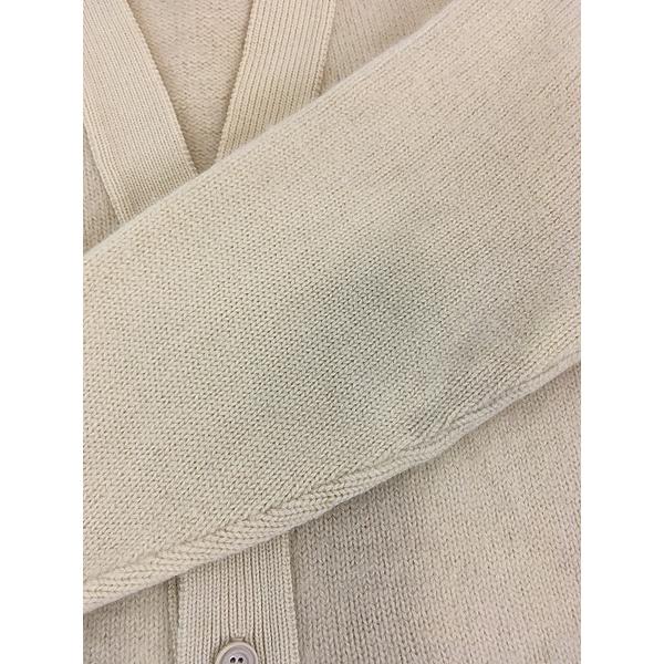 古着 80s USA製 LL Bean パチポケ ピュア ウール ニット カーディガン