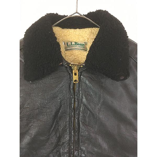 古着 80s- LL Bean G-1 タイプ ボア ライナー 本革 ゴートスキン