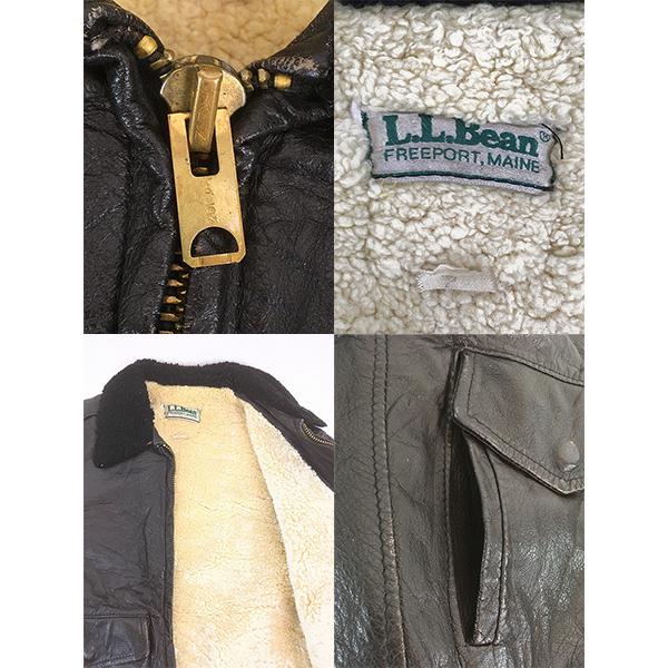 古着 80s- LL Bean G-1 タイプ ボア ライナー 本革 ゴートスキン