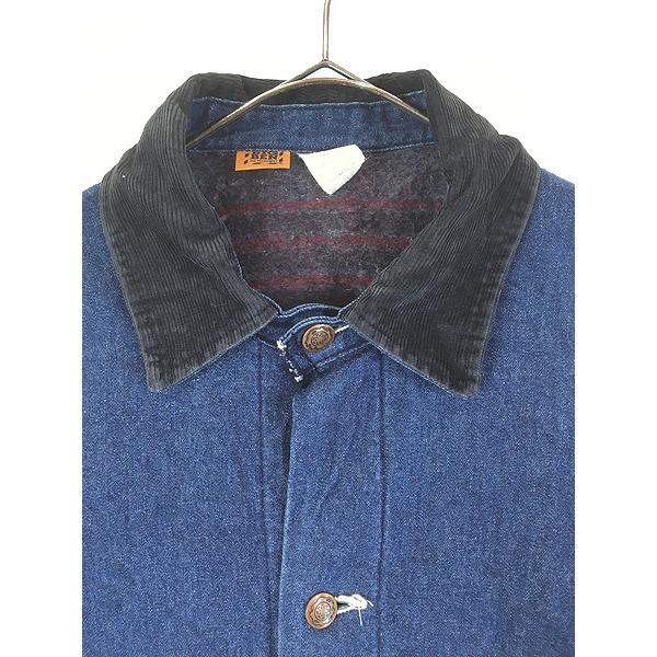 古着 70s USA製 BIG BEN by Wrangler ブランケット ライナー 濃紺