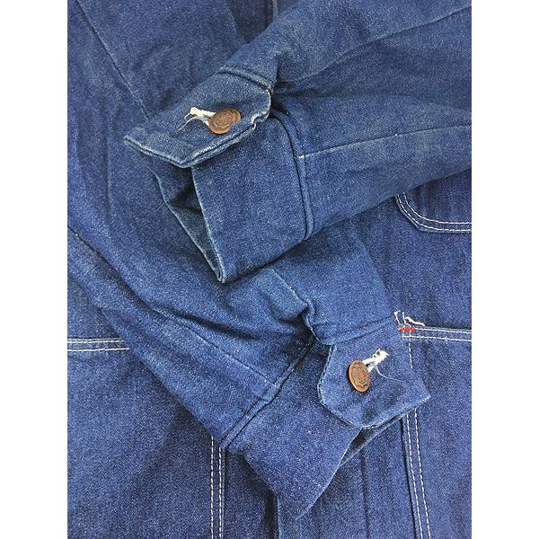 【美品】70s〜80s BIGBEN デニムカバーオール ブランケット付き 濃紺 BIG BEN 70s〜80s カバーオール ブランケット付き アメリカ製 古着 80s