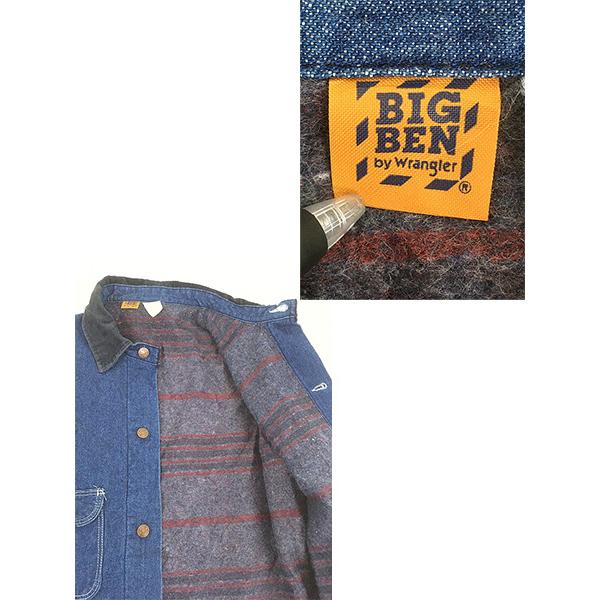 【美品】70s〜80s BIGBEN デニムカバーオール ブランケット付き 濃紺 BIG BEN 70s〜80s カバーオール ブランケット付き アメリカ製 古着 80s