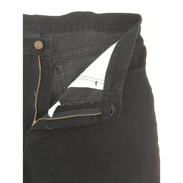 古着 90s USA製 Lee 200-8908 スーパー ブラック デニム パンツ