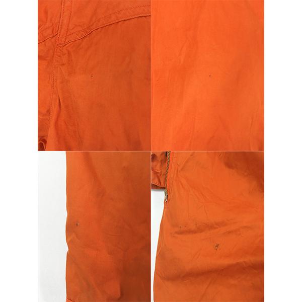 古着 60s 米軍 USAF K-2B 「Very Light Flying Suit」 62650 ベリー ライト フライト パイロット スーツ インディアンオレンジ!! S-L 古着 60s 米軍 USAF K-2B 「Very Light Flying Suit」 62650 ベリー