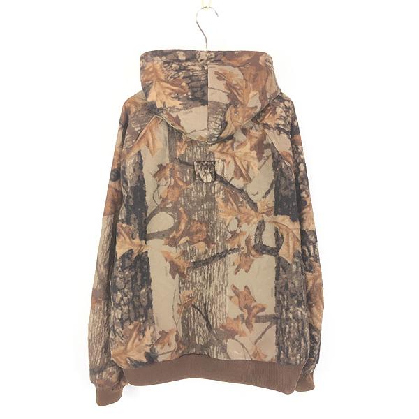 古着 90s USA製 Cabela's リアルツリー カモ 迷彩 フリース フーデッド