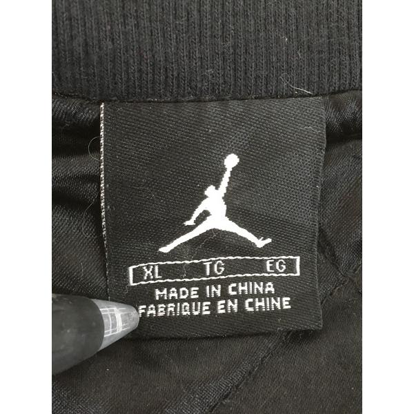 古着 JORDAN ジョーダン 「AIR JORDAN」 ジャンプマン 刺しゅう パデット フリース スタジアム ジャケット スタジャン XL 古着 JORDAN ジョーダン 「AIR JORDAN」 ジャンプマン 刺しゅう