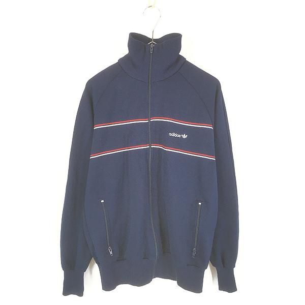 古着 80s adidas ハイネック ライン デザイン ラグラン ジャージ トップ トラック スーツ M 古着 80s adidas ハイネック ライン デザイン ラグラン ジャージ