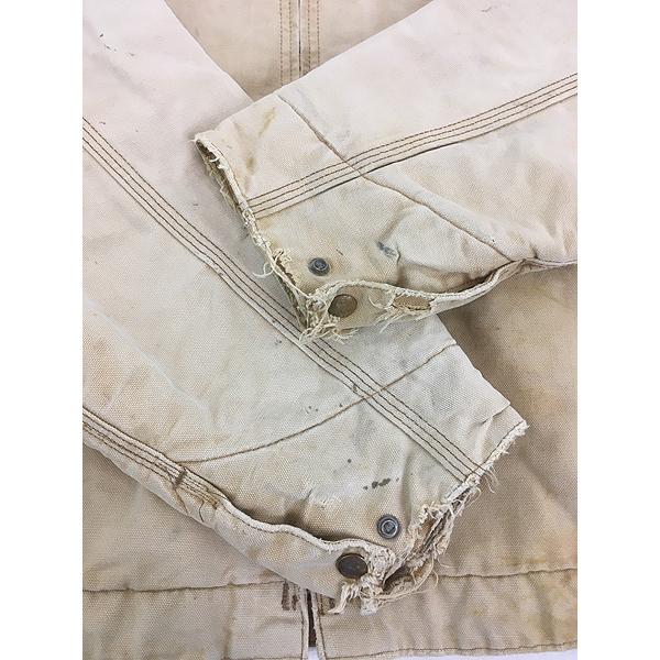 古着 80-90s Carhartt 裏地 ストライプ ブランケット フェード