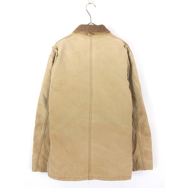 古着 80s- Carhartt レッド キルティング ライナー フェード ブラウン