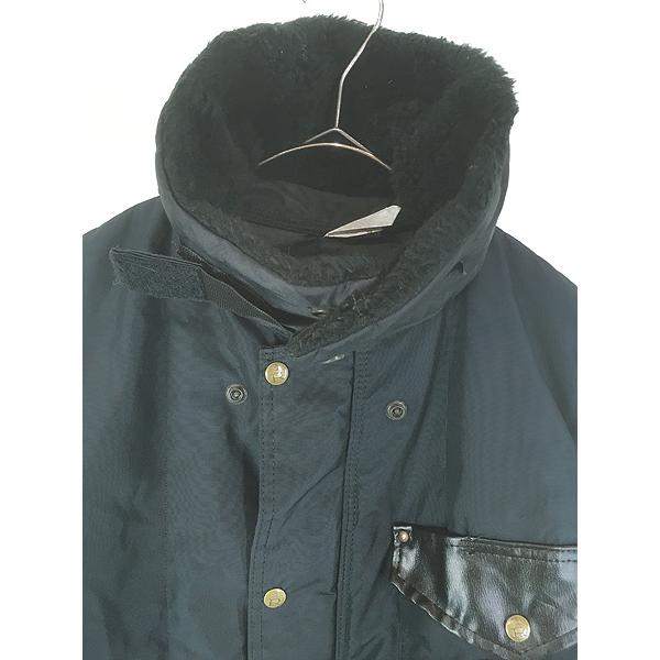 古着 80s USA製 Refrigi Wear 襟ボア パデッド キルティング