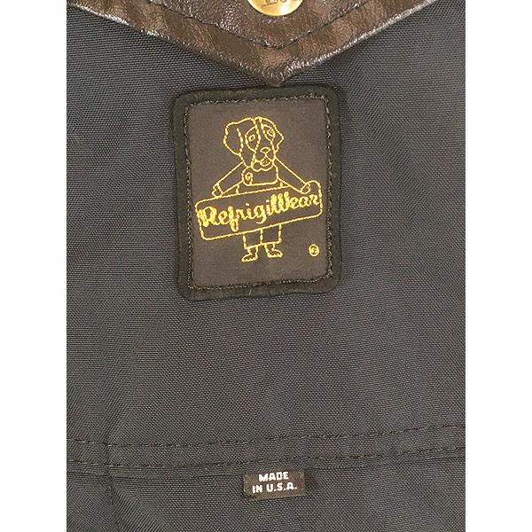 古着 80s USA製 Refrigi Wear 襟ボア パデッド キルティング