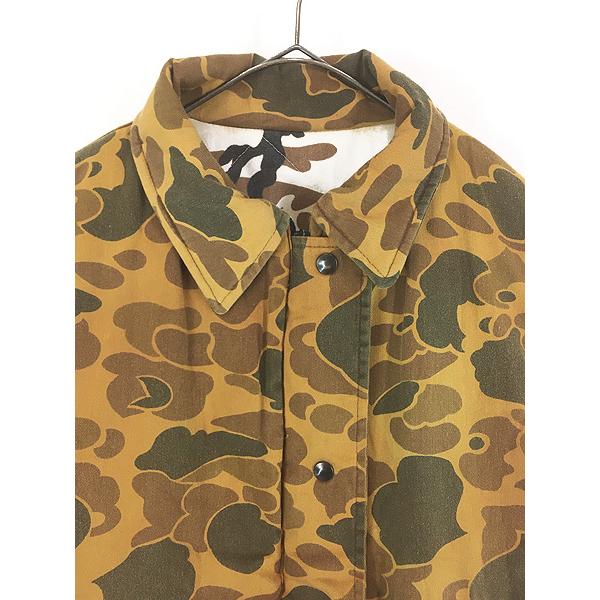 古着 80s USA製 Johnson Garment ダック ハンター × プレデター カモ