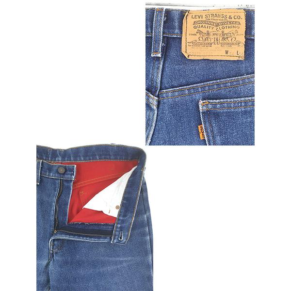 古着 80s USA製 Levi's 39103-2517 「冬季オリンピックモデル」 レッド