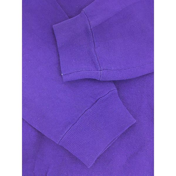 古着 80s USA製 Russell ピンク ステッチ 無地 プレーン セットイン スウェット トレーナー パープル L 古着 80s USA製 Russell ピンク ステッチ 無地 プレーン セットイン