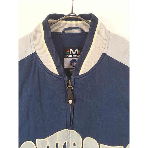 古着 NFL Dallas Cowboys カウボーイズ コットン リネン パデット