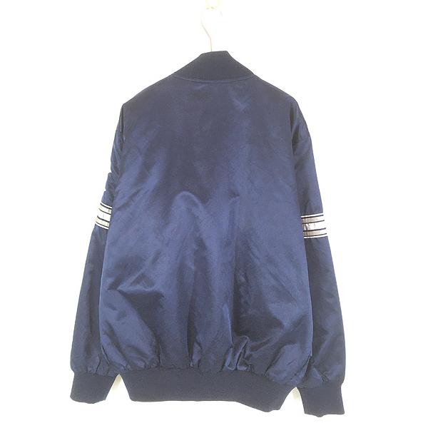 古着 90s- STARTER MLB NY Yankees ヤンキース パデッド 光沢 サテン