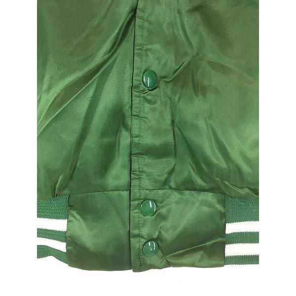 古着 80s USA製 NBA Boston Celtics セルティックス光沢 サテン