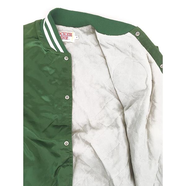 古着 80s USA製 NBA Boston Celtics セルティックス光沢 サテン