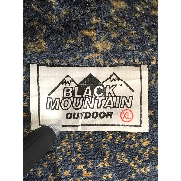 古着 90s USA製 BLACK MOUNTAIN 犬 パピー ドッグ 総柄 フリース