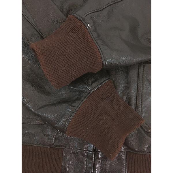 古着 80s USA製 BANANA REPUBLIC 本革 ゴートスキン レザー フライト ジャケット 38 古着 80s USA製 BANANA REPUBLIC 本革 ゴートスキン レザー フライト