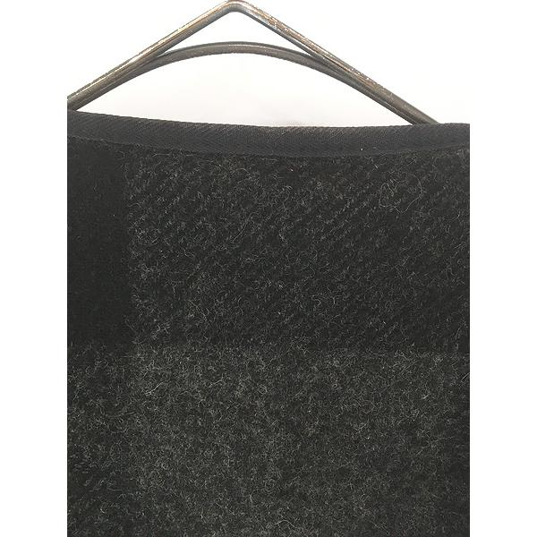 古着 90s USA製 WoolRich ボア フリース ライナー ブラック × グレー