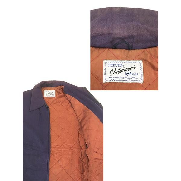 50’s 〜SEARS レーヨンギャバジンジャケット size 42 50's 〜SEARS レーヨンギャバジンジャケット size 42