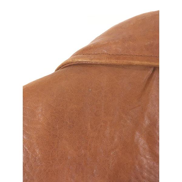 古着 90s TANNERS AVENUE 本革 ラム レザー フルジップ ジャケット