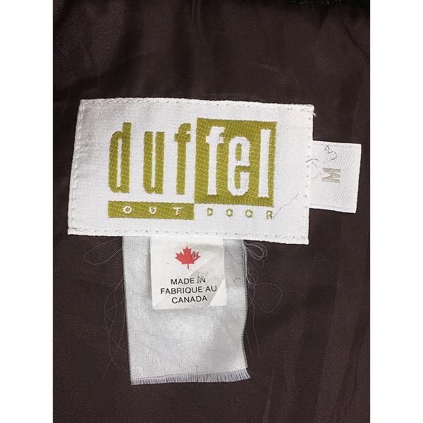 古着 90s Canada製 duffel ミンク フェイク ファー ベスト M : 古着屋 