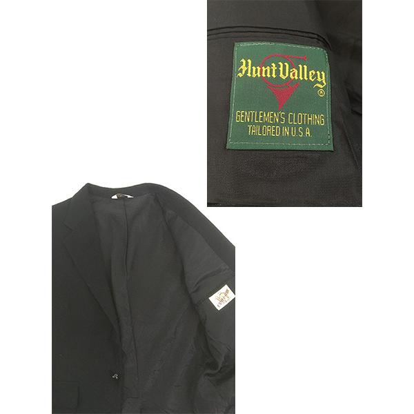 古着 80s USA製 Hunt Valley 豪華 100% ブラック キャメルヘア