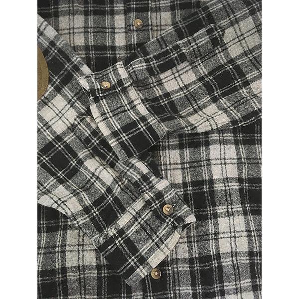 古着 00s Pendleton 「Trail Shirt」 ブラック × グレー バッファロー チェック ウール シャツ XXL TALL 古着 00s Pendleton 「Trail Shirt」 ブラック × グレー バッファロー