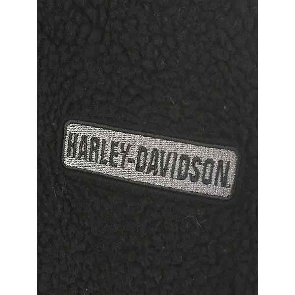 古着 HARLEY DAVIDSON イーグル バック ハーフジップ プルオーバー