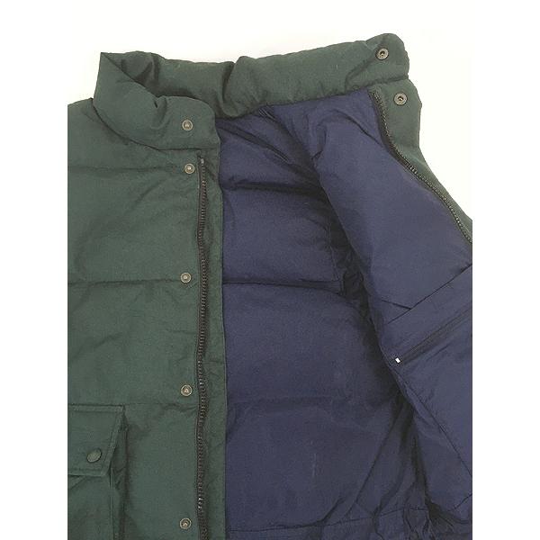 古着 80s Eddie Bauer コットンクロス シェル グース ダウン ベスト