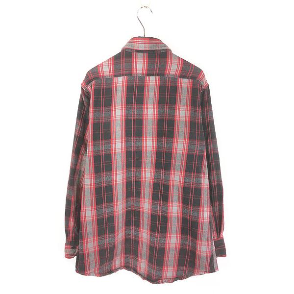 古着 80s USA製 Carhartt ブラック ブロック チェック ヘビー