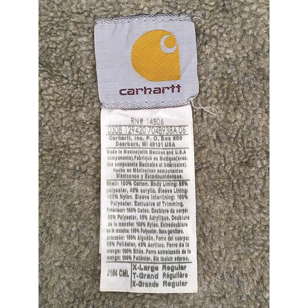 古着 00s Carhartt 裏ボア CML キャメル ダック トラディショナル
