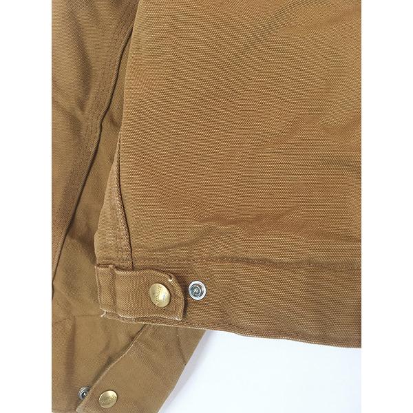 古着 00s Carhartt 裏地 ストライプ ブランケット BRN ブラウン ダック