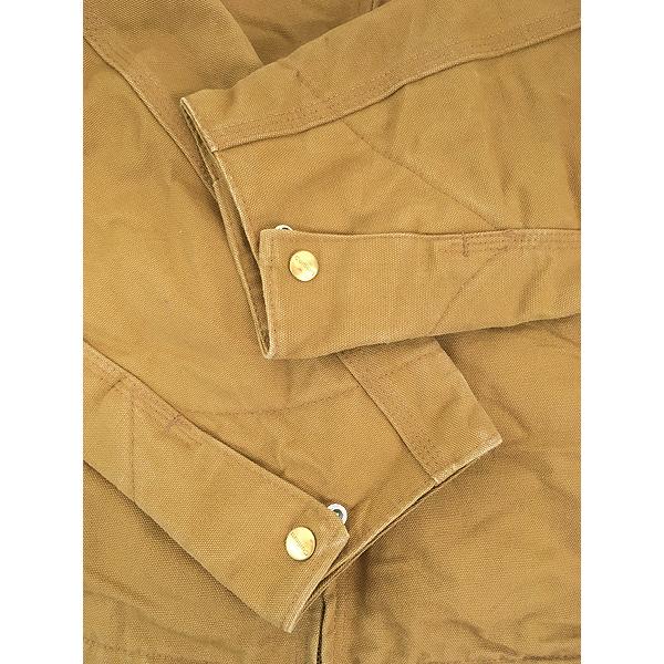 古着 00s Carhartt 裏地 ストライプ ブランケット BRN ブラウン ダック