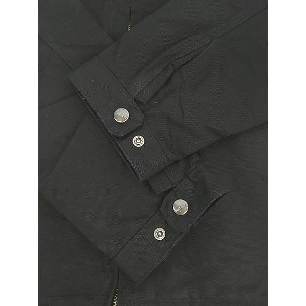 古着 Carhartt 裏地 ストライプ ブランケット ブラック ダック