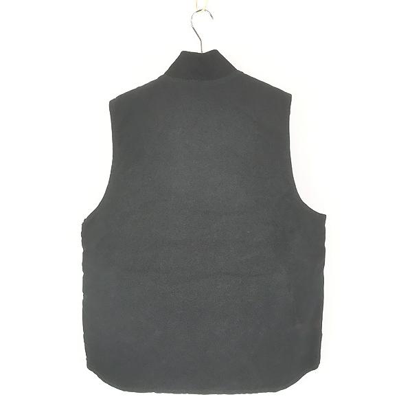 古着 00s Carhartt BLK ブラック ダック 首リブ パデット ベスト L