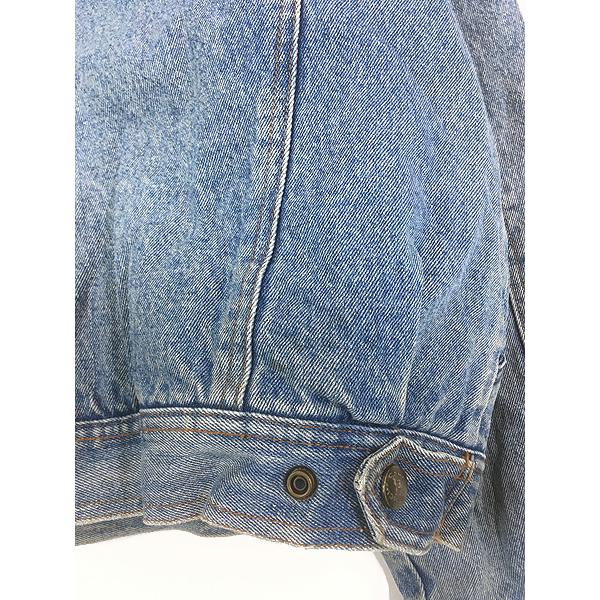 古着 90s CAMEL キャメル 刺しゅう 裏ボア デニム ジャケット Gジャン