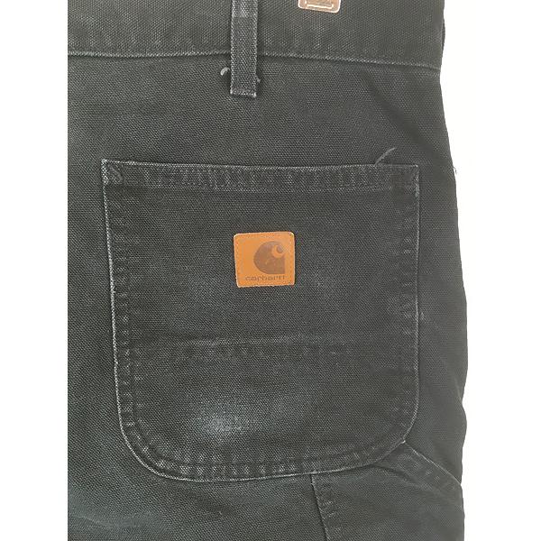 古着 10s Carhartt 裏地 チェック BLK ブラック ダック ペインター