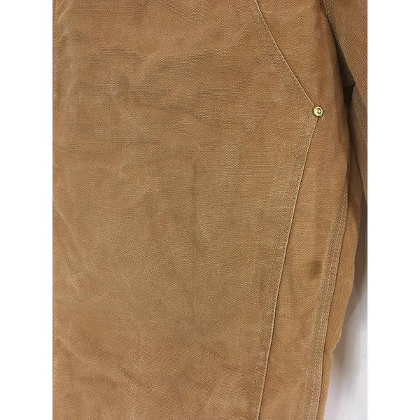 古着 70s USA製 Carhartt ブラウン ダック Wニー ペインター ワーク