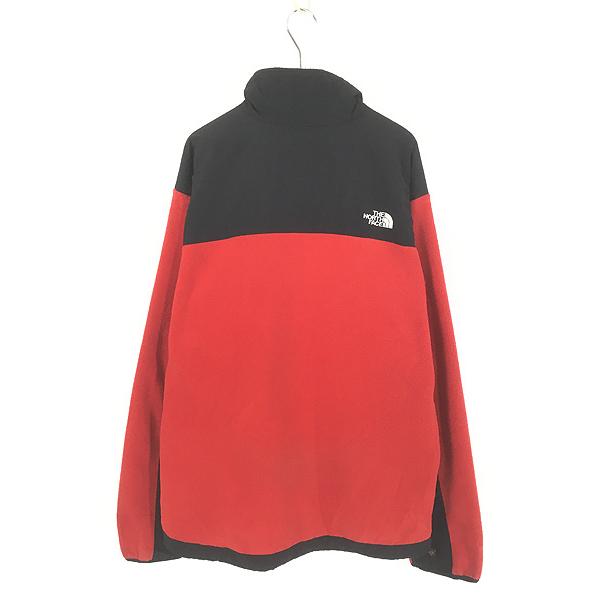 古着 90s TNF The North Face レッド×ブラック POLARTEC デナリ