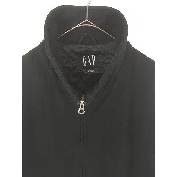 古着 90s GAP ハイネック パデッド フランネル ウール スポーツ