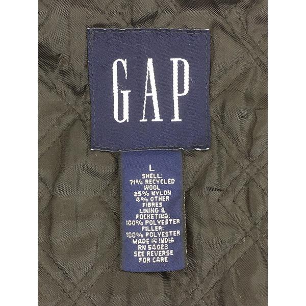 古着 90s GAP パデッド フランネル ウール スポーツ ジャケット