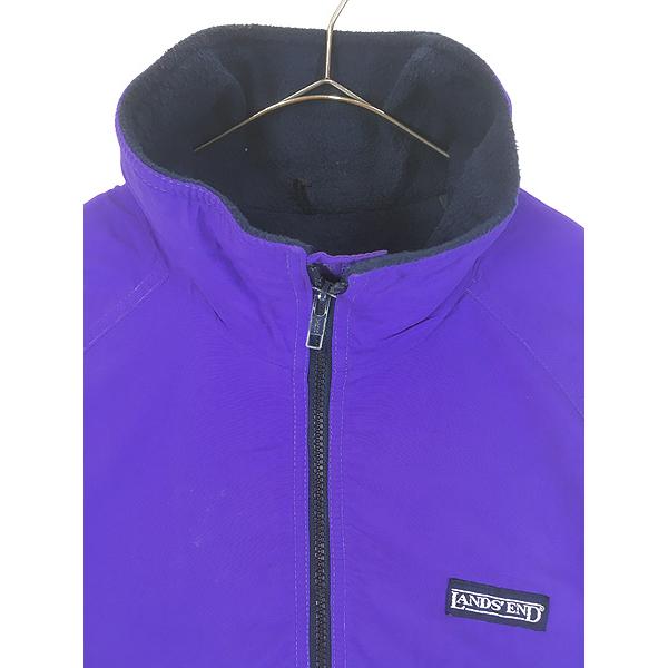古着 90s USA製 LANDS' END 「Squall」 フリース ライナー パデッド