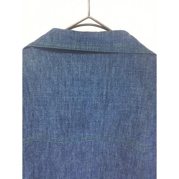 古着 70s Levis Panatela ブルー デニム テーラード ジャケット 42位