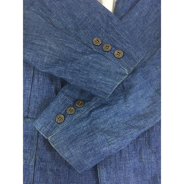 古着 70s Levis Panatela ブルー デニム テーラード ジャケット 42位 