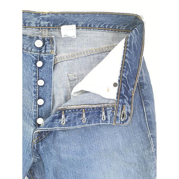 古着 Deadstock!! 00s Levi's 501-2200 「内股 シングル」 ブルー