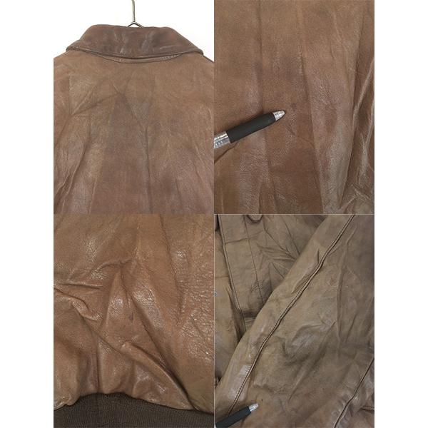 古着 80s USA製 米軍 Wills&Geiger Type A-2 本革 ホースハイド レザー